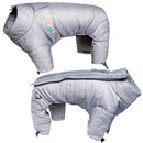 PUTWO DOGHELIOS 'THUNDER-CRACKLE' PET DOG JACKET COAT W/ TECHNOLOGY,LG,GRAY - Brand New