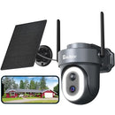 AUBOR SECURITY CAMERAS WIRELESS 3K UHD SOLAR WI-FI HOME SURVEILLANCE - GRAY - Like New