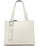 CALVIN KLEIN WOMEN'S LOWEN TRIPLE COMPARTMENT TOTE - WHITE/BLACK - Brand New