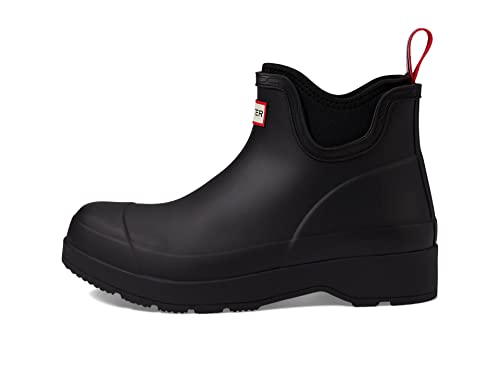 MFS9022RMA HUNTER MEN'S CHELSEA BOOTS MFS9022RMA-BLACK Size 9 Black Neoprene - Like New