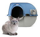 Omega Paw Premium Roll 'n Clean Litter Box Large,Cat, Peral Blue (PR-RA20-1) - Brand New