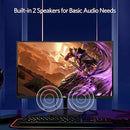 FIODIO 24" Curved 75Hz Refresh Rate Computer Monitor FHD 1080P 24C1F - Black - Like New