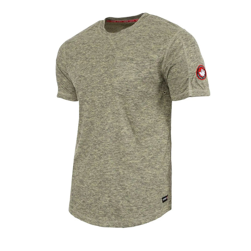 CANADA WEATHER GEAR MEN'S SUPREME SOFT TWO TONE CREW, SIZE XL, CASTLEROCK/COCOON - Brand New