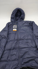 Eddie Bauer Men's CirrusLite Down Hooded Jacket Size: 2XL - Dress Blues - Brand New