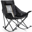 Dowinx Oversized Rocking Camping Chair, Fully Padded Patio Chair - Like New