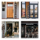 Welcome Sign for Front Door, 6ft Tall Front Porch Decor (Brown) - Brand New