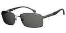 CARRERA MENS CARRERA 8037/S RECTANGULAR SUNGLASSES - MATTE DARK GRAY - Like New