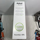 IROBOT ROOMBA 695 WIFI CONNECTED ROBOTIC VACUUM BY IROBOT R695020 - WHITE/BLK - Like New