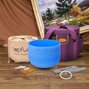 TOPFUND Red C Note Crystal Singing Bowl 10" Root Chakra Heavy Duty Carrying Case - Brand New