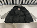 U.S. LIFE LINED FULL ZIP HOODED JACKET, HEATHER GRAY, MEDIUM, 732502 - Brand New