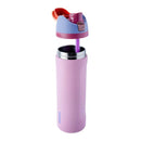 OWALA 24OZ FREESIP STAINLESS STEEL WATER BOTTLE - KICKFLIP - KICKFLIP/PINK - Like New