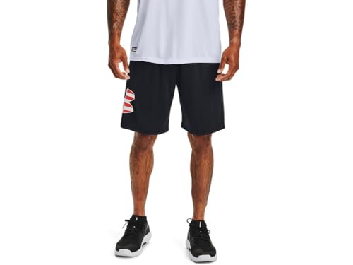 1359349 Under Armour Men's Freedom Tech Logo Shorts Black M - Brand New