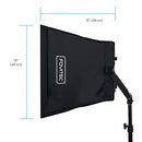 Fovitec 23" Square Softbox Fovitec 900 and 1200 LED Panels - White - Like New