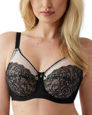 855186 Wacoal Women's Retro Chic Underwire Bra, Size 36C, Black - Brand New
