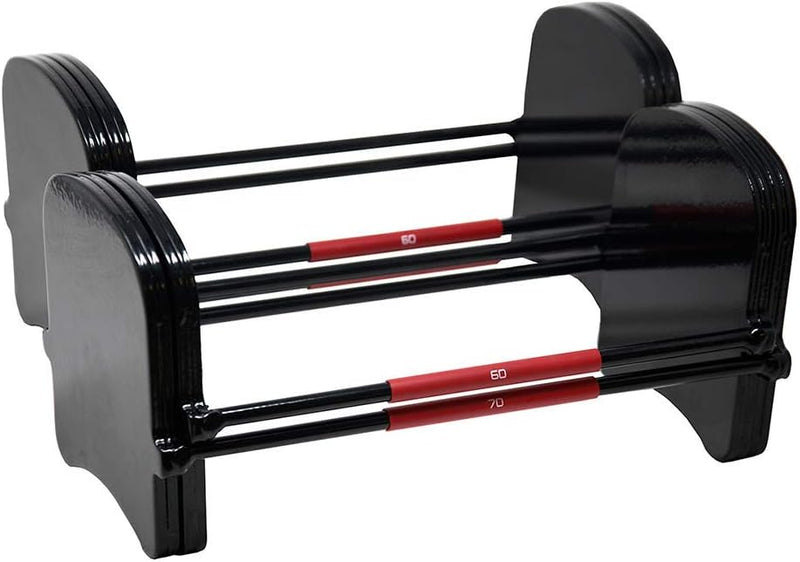 POWERBLOCK ADJUSTABLE DUMBBELL SET - 70 TO 90LBS - BLACK - Like New