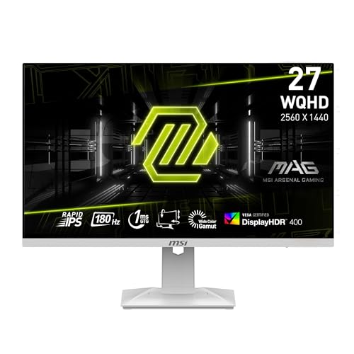 MSI 27" QHD Computer Monitor 180Hz Adaptive-Synch HDMI - Scratch & Dent