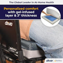 Drive Medical 14886 Skin Protection Gel "E" Wheelchair Seat Cushion - NEW - Brand New