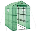 MACHRUS OGROW 2 TIERS 8 SHELVES MINI WALK IN PORTABLE OUTDOOR - Scratch & Dent
