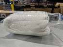 GENERIC WHITE QUEEN 60" BY 80" BY 18" MATTRESS TOPPER - WHITE - Like New