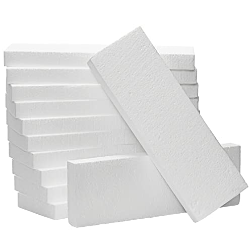 Juvale 1-Inch Thick Foam Rectangle Blocks for Crafts, Diorama Supplies - Like New