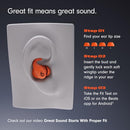 BEATS POWERBEATS FIT WIRELESS NOISE CANCELLING WORKOUT EARBUDS - SPARK ORANGE - Like New