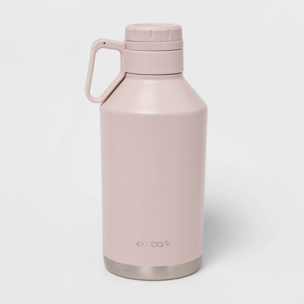 EMBARK 64OZ STAINLESS STEEL GROWLER - BLUSH - Like New