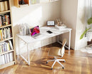 Casaottima 54 Inch Computer Desk for Home Office, Study Writing Table White - Brand New