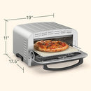 CUISINART INDOOR PIZZA OVEN BAKES 12" PIZZAS, CPZ-120 - STAINLESS STEEL - Like New