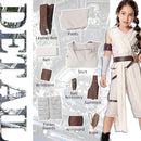 Kids Knight Cosplay Costume Halloween Force Master Costume - White, YL - Like New