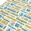 FOCO NFL Logo Retro Sherpa Fleece Plush Throw Blanket 60" x 70" Retro - Brand New