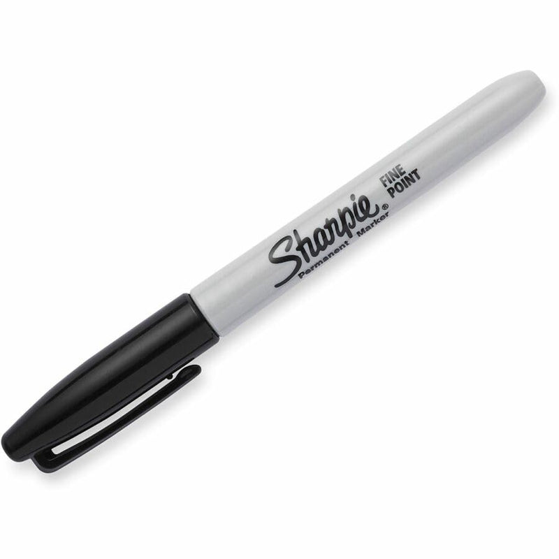 SHARPIE FINE TIP BLACK PERMANENT MARKER 36 COUNT BULK SET PLUS S-GEL - BLACK - Like New