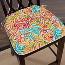 Indoor/Outdoor Chair Cushion Set of 2 17x16x2Inch-Corinthian Dapple - Brand New