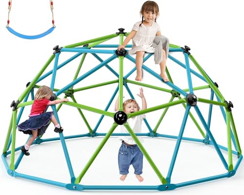 Easyego Climbing Dome, 10FT Jungle Gym with Swing for Kids 3 to 10 Outdoor - Like New