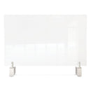 GHENT CLEAR PARTITION EXTENDER WITH ATTACHED CLAMP THERMOPLASTIC SHEETING - Brand New