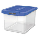 BANKERS BOX FELLOWES HEAVY DUTY WATER REINFORCED CORNER FEL0086201 -BLUE/CLEAR - Like New
