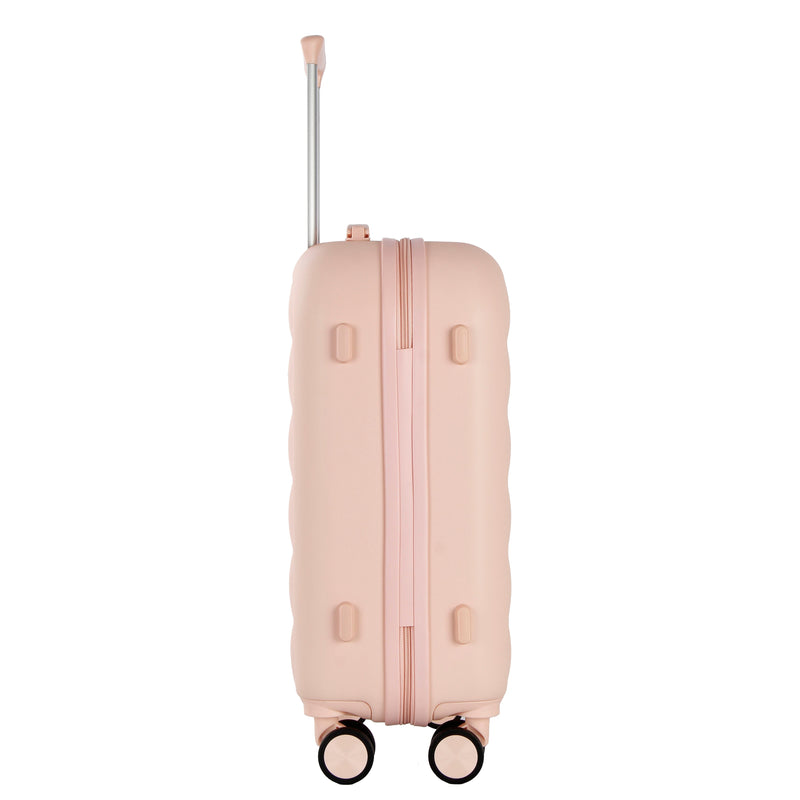 LIOR 3-PIECE LIOR LUGGAGE SET WITH TSA LOCKS, 20", 24" & 28" - PINK - Like New