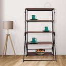 Origami modern 2 in 1 shelf to table Style, Organizer Deco Rack (STT-VBWOAK) - Like New