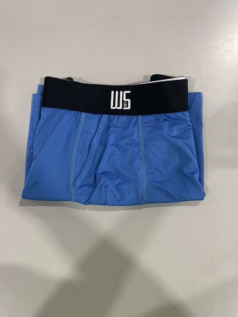 WARRIORS & SCHOLARS WARRIORS AND SCHOLARS BLUE BOXER BRIEFS - SIZE: MEN M - BLUE - Like New