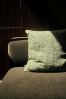 LiteOut Monika Plush 20x20 Pillows - Set of 2 with Down Fill - Sage - Brand New