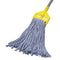 BOARDWALK MOP HEAD STANDARD COTTON/SYNTHETIC FIBER CUT-END - BLUE - Like New