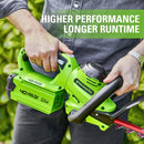 GREENWORKS 40V 2.0AH LITHIUM-ION BATTERY 75+ COMPATIBLE TOOLS BAF721 - GREEN - Like New