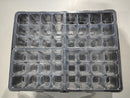 MIXC 3-SET 144 CELLS STRONG SEED STARTER TRAYS HUMIDITY DOME - CLEAR/BLACK - Like New