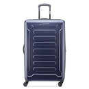 JEEP JH004C HARDSIDE EXPANDABLE LUGGAGE, CHECKED-LARGE 28 - PEACOAT NAVY - Like New