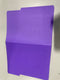 OFFICE DEPOT 2-TONE FILE FOLDERS, 1/3 CUT, LETTER SIZE, PACK OF 24 - PURPLE - Like New