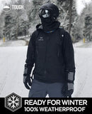 TOUGH OUTDOORS SKI & SNOW GLOVES - SIZE: MEN S - BLACK GRAY - Like New