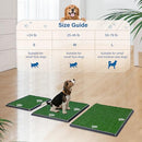 FLUFFYDREAM DOG LITTER BOX WITH GRASS 16 X 20 STRONG ABSORBENCY - GREEN/BLACK - Like New
