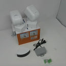 PHANSATIM DUAL LENS WIFI OUTDOOR CAMERA - WHITE - Scratch & Dent