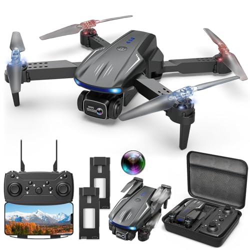 NASETO DRONE CAMERA 1080P KIDS ADULTS FOLDABLE HD FPV MINI DRONE 3 BATTERIES - Like New