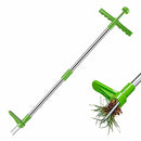 Weed Puller Tool Long Handle 3 Claws Weed Puller Tool - Green - Brand New