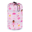 Wildkin Sleeping Bag for Kids, Pink and Gold Stars - Brand New
